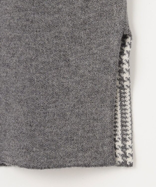 ANY SIS 【2WAY】リバーシブルフーディ アウター グレー×チェック