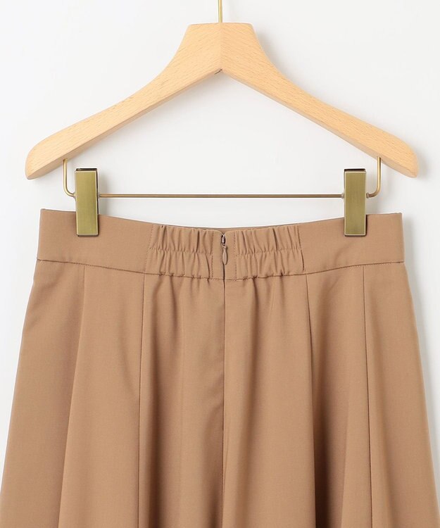 組曲 【ご好評につき追加予約 / 加藤ローサさん着用】ハンサムツイルフレア スカート ベージュ系