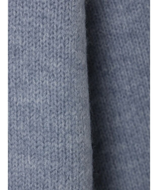 Green Parks ｆｕｗａっとメランジタートルニットプルオーバー Sax