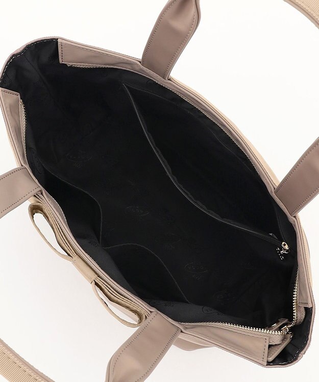 TOCCA 【撥水・A4サイズ対応】RIBBON BRICK A4TOTE トートバッグ [新色]ベージュ系