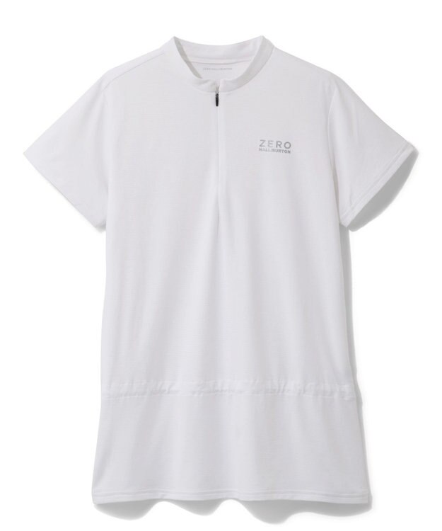 ZERO HALLIBURTON ロングハーフジップシャーリングシャツ 82833 レディーW4S2 スゴルフ ホワイト