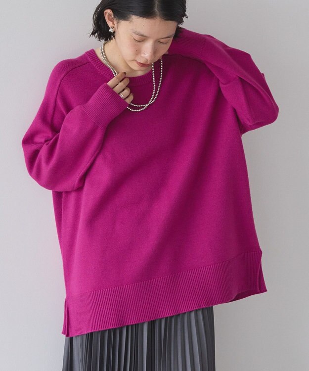 AMERICAN HOLIC バイパチラグランニットプルオーバー Pink