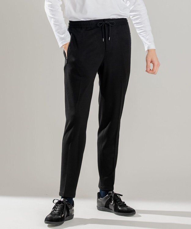 JOSEPH HOMME FINE WOOL PONTI / PEGG EASY ブラック系