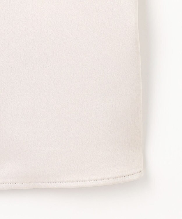 ANY SIS 【洗える】サテン2WAY タンクトップ ローズグレー