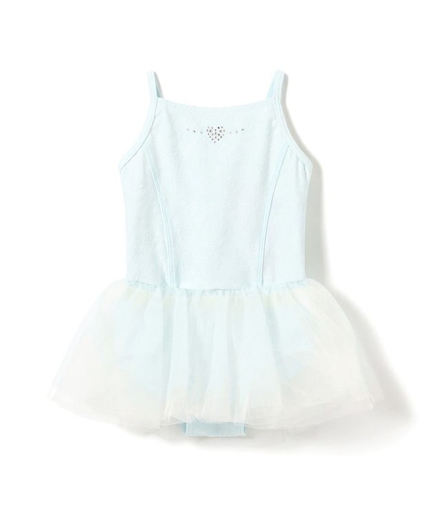 Chacott スカート付レオタード ベビーブルー