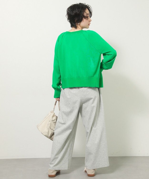 Green Parks 【しのばせカーデ】ポケッタブルＵＶカットニットカーディガン Green