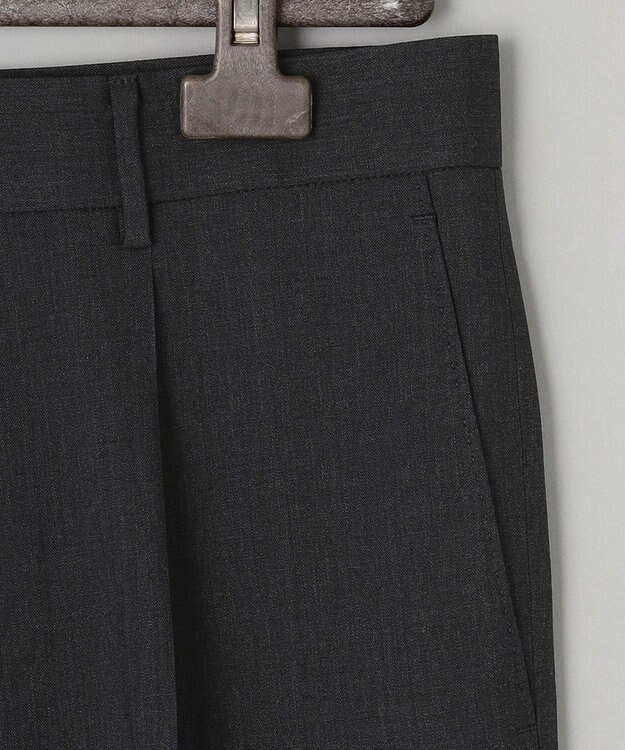 GOTAIRIKU 【AIRY MOVE / セットアップ対応】ウォッシャブルウールトロピカル セットアップパンツ（１タック） グレー系