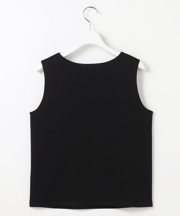 自由区 L コンパクトハイゲージレース タンクトップ ブラック