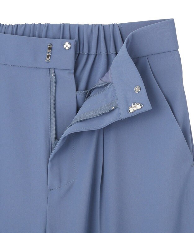 YECCA VECCA 【接触冷感】COOLスリットワイドパンツ Blue