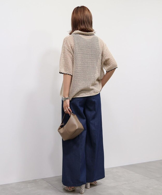 AMERICAN HOLIC ライトオンススーパーワイドデニム Indigo