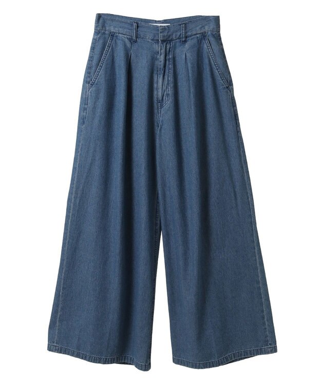 AMERICAN HOLIC ライトオンススーパーワイドデニム Light Indigo