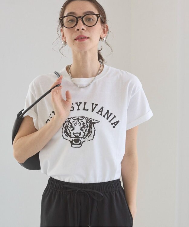 WEGO 【ANGIE VINTAGE】カレッジロゴプリントTee 柄6
