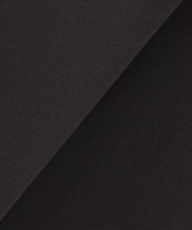 ICB 【洗える】トリアセドライストレッチ クロップドパンツ ブラック系