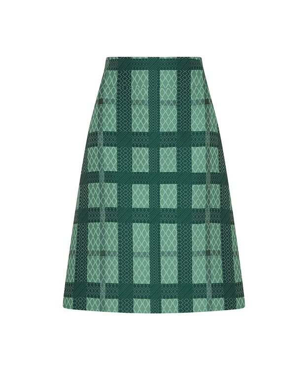 DAKS COOL CLASSICS ジオチェックスカート グリーン