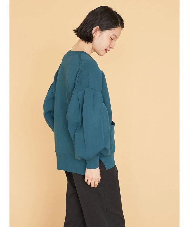 AMERICAN HOLIC エコカルットクルーネックカーディガン Green