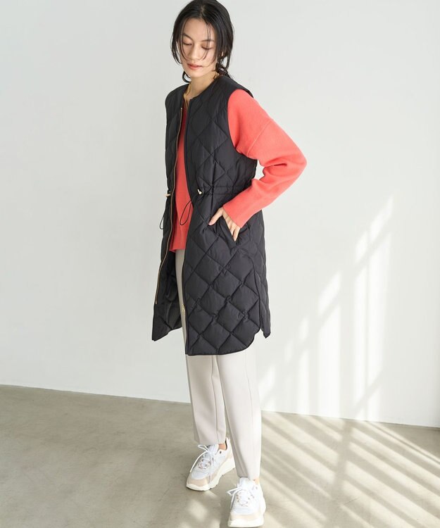 UNFILO 【TAION×UNFILO 】キルティングダウン ジレ ブラック