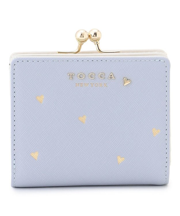 TOCCA LUCKY SHOWER BIIFOLOD WALLET 二つ折り財布 ブルー系