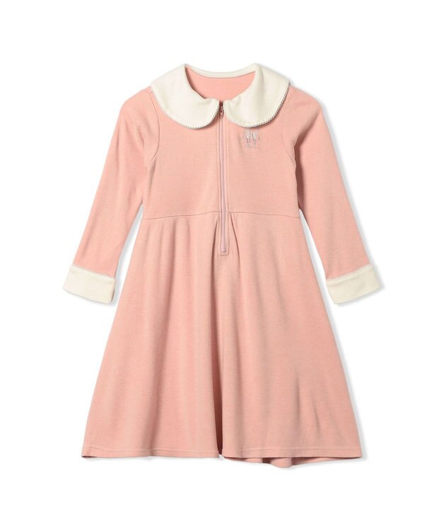 Chacott ジップアップワンピース ピンク