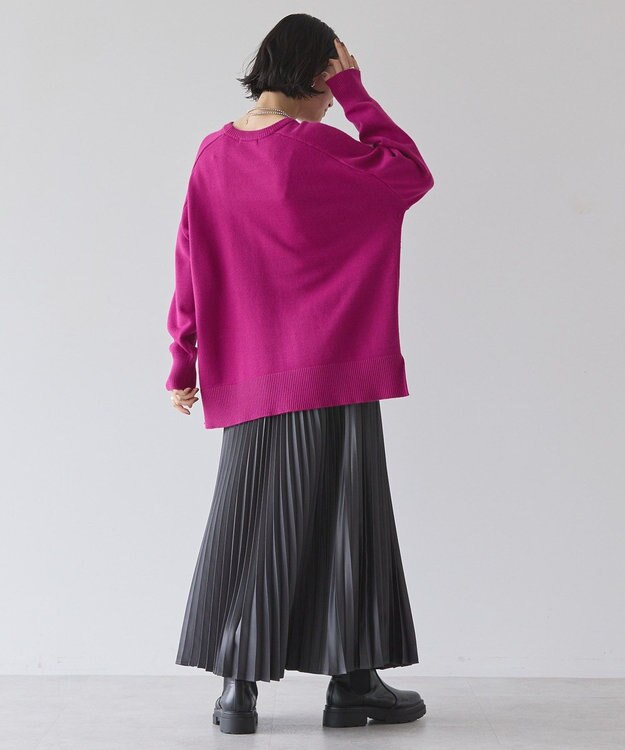 AMERICAN HOLIC バイパチラグランニットプルオーバー Pink