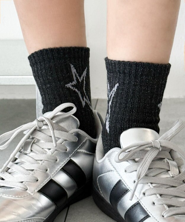 WEGO アソート柄ラメソックス 柄4