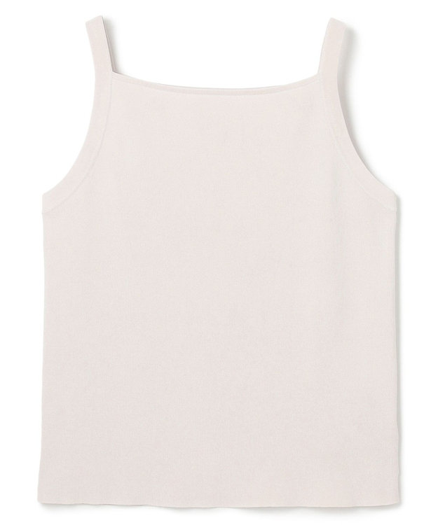 UNFILO スゴ機能美ニット スクエア キャミソール グレージュ