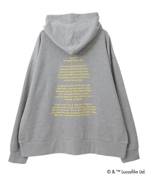 Green Parks ＳＴＡＲ　ＷＡＲＳ／イントロプリントスウェットパーカー Gray Mixture