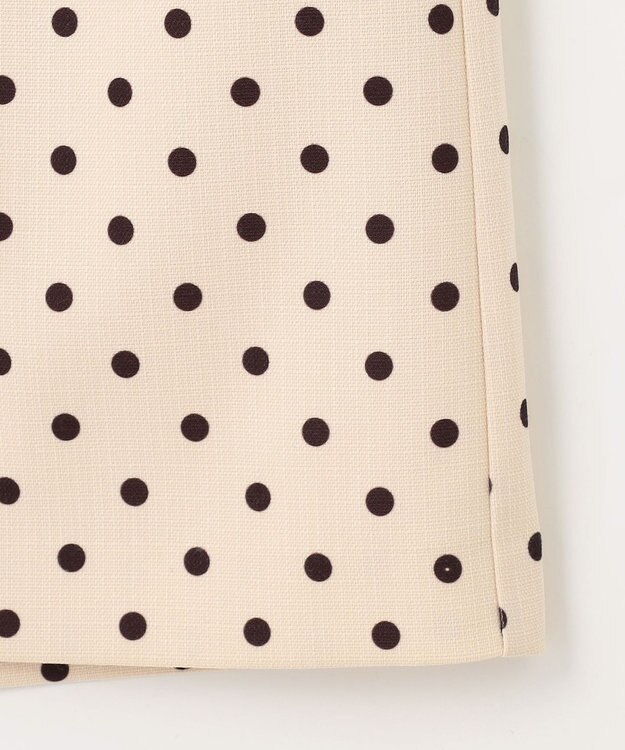 Feroux 【新色追加・洗える】パールポイントフラップ スカート アイボリー系9