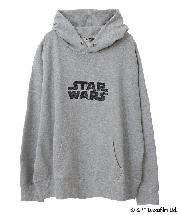 Green Parks ＳＴＡＲ　ＷＡＲＳ／イントロプリントスウェットパーカー Gray Mixture