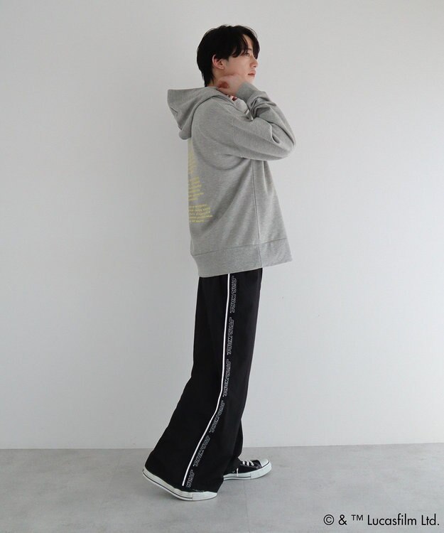 Green Parks ＳＴＡＲ　ＷＡＲＳ／イントロプリントスウェットパーカー Gray Mixture