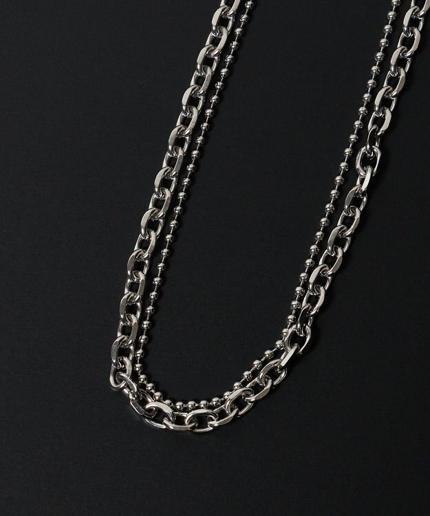 WEGO M2連チェーンネックレス 柄2