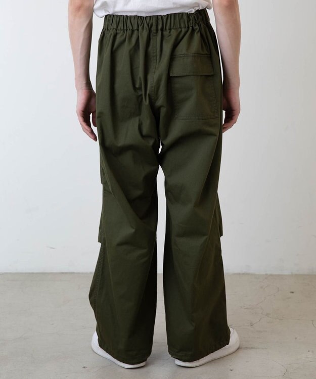WEGO ワイドミリタリーパンツ カーキ