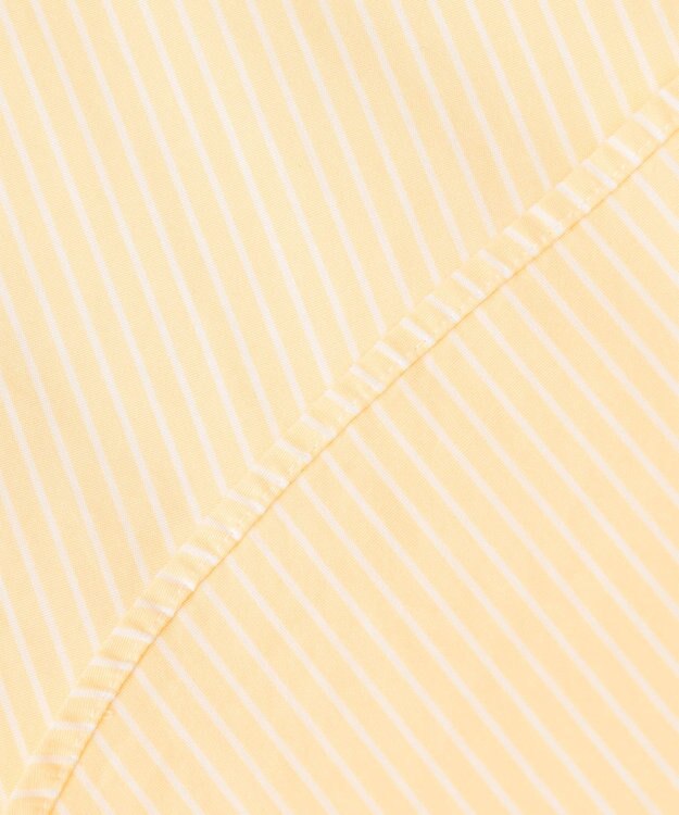 23区 【Oggi4月号掲載/洗える】CANCLINI バンドカラー シャツ レモンイエローストライプ