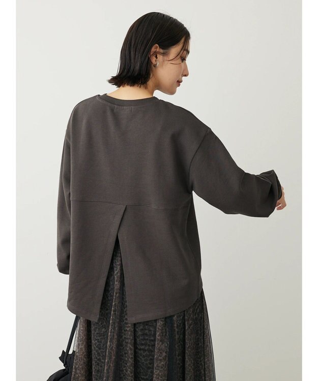 Green Parks ・ＳＵＧＡＲ　ＳＰＯＯＮ　バックスリットウラケスウェット Charcoal Gray