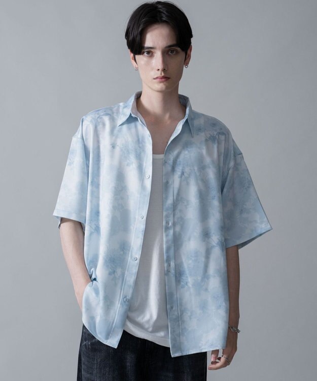 WEGO アムンゼンパターンBIGシャツ（SS） 柄3