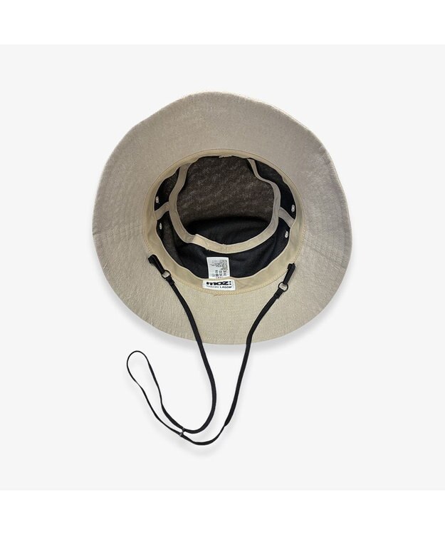 林八百吉商店 moz  綿麻ひも付きハット ベージュ