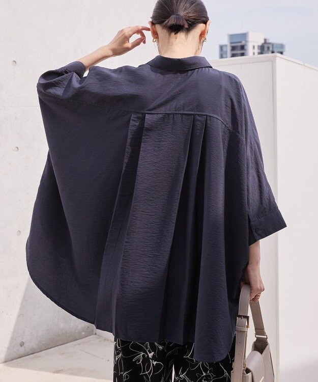 AMERICAN HOLIC 【予約】【WEB限定】接触冷感Wポケットシャツチュニック Chacoal Gray
