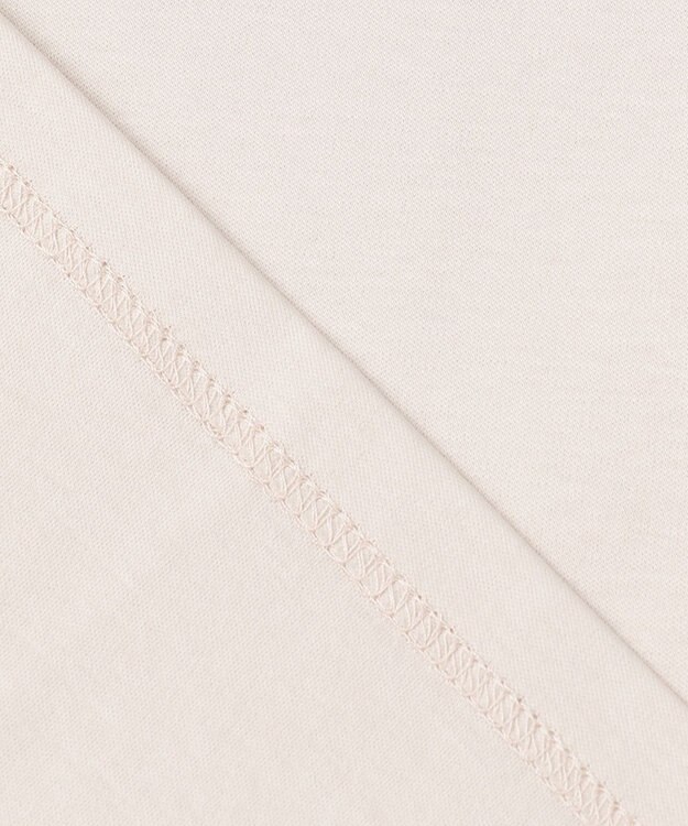 23区 L 【洗える】ダブルスムース スクエアネック カットソー アイボリー系