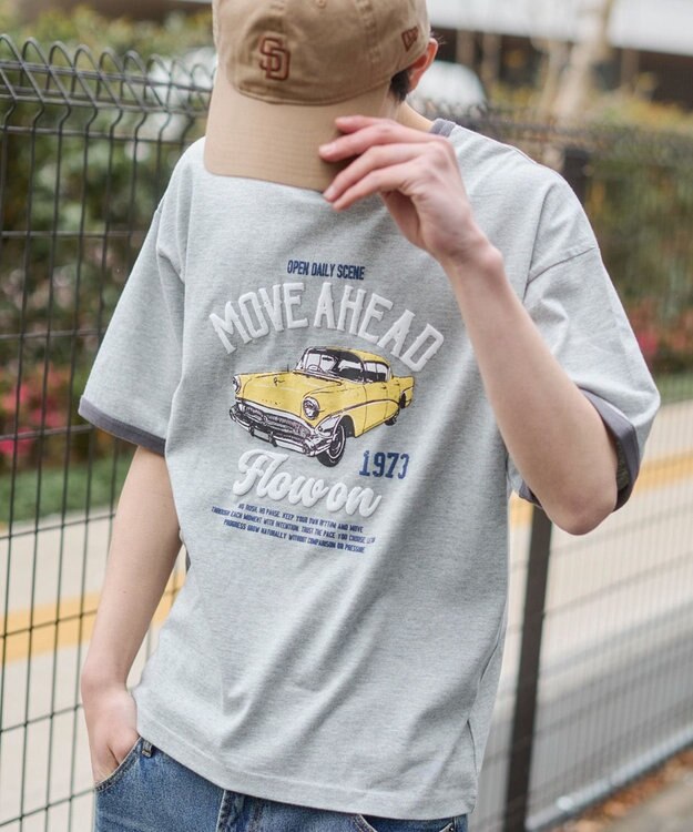 WEGO グラフィックリンガーT（SS） グレー