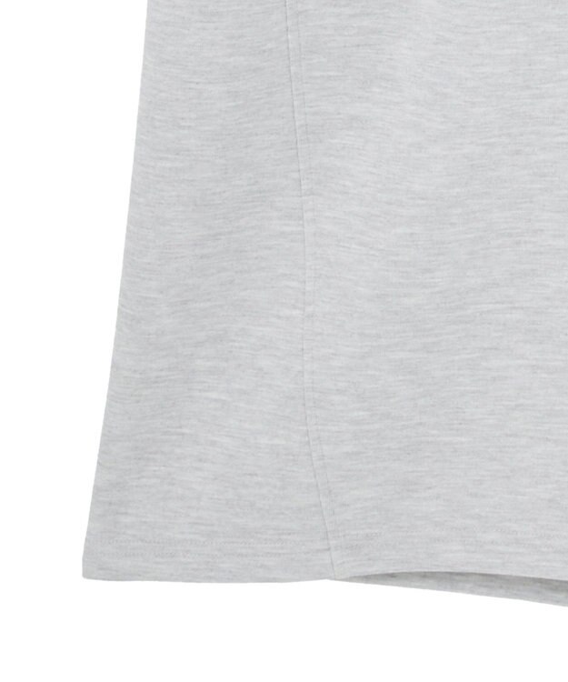 Green Parks ポロ衿ハーフＺＩＰカットワンピース Gray Mixture