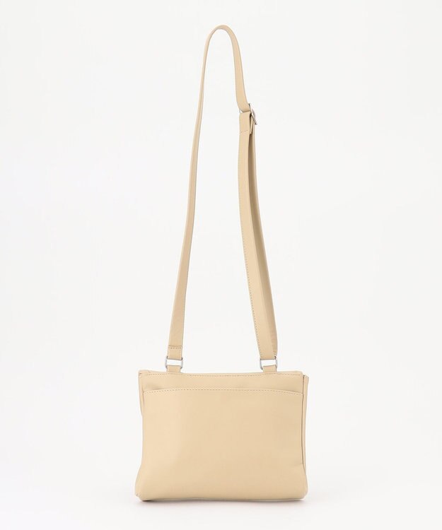 YUSHI Bon chic - SHOULDERBAG 革のショルダーバッグ ライトベージュ