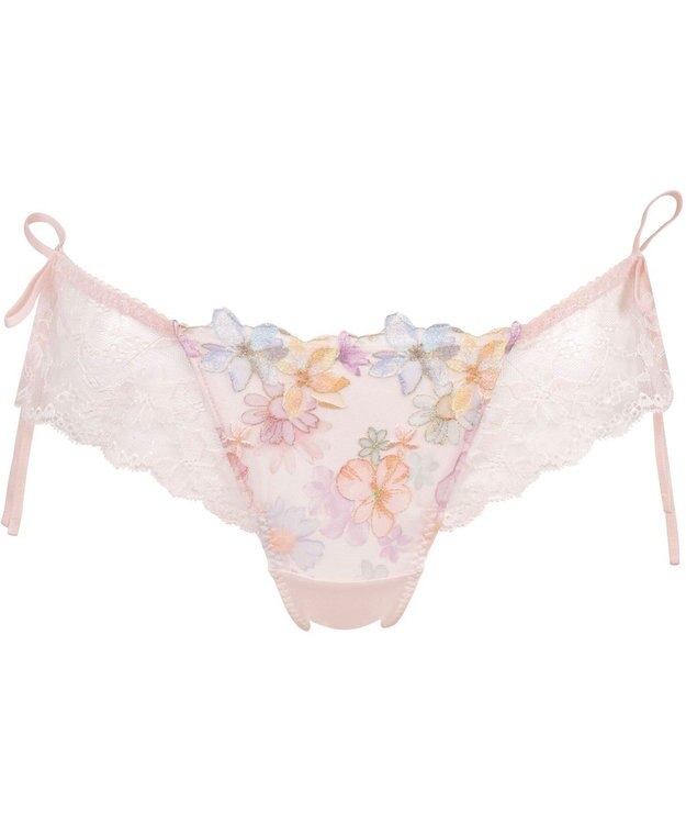 WACOAL Tバック ショーツ 【重力に負けないバストケアBra】 はきこみ丈あさめ BRB414とペア レディース PRA414 /ワコール ロマンピンク