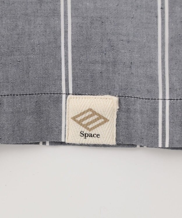 JOSEPH ABBOUD MOUNTAIN 【SPACE／UNISEX】JOE COTTONワイドストライプ シャツ ネイビー系2