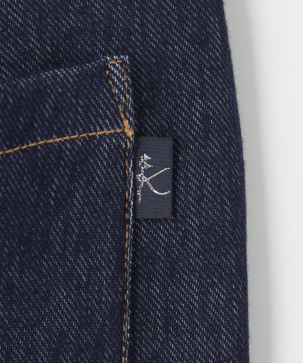 組曲 KIDS 【110-140㎝】デニムニット パンツ ネイビー