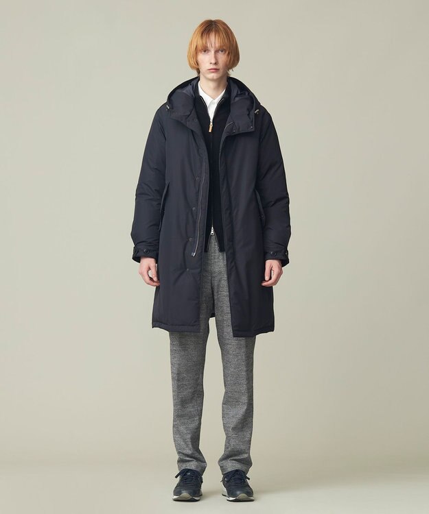 J.PRESS MEN 【WEB・一部店舗限定】ベーシックタフタ ダウンモッズコート ネイビー系