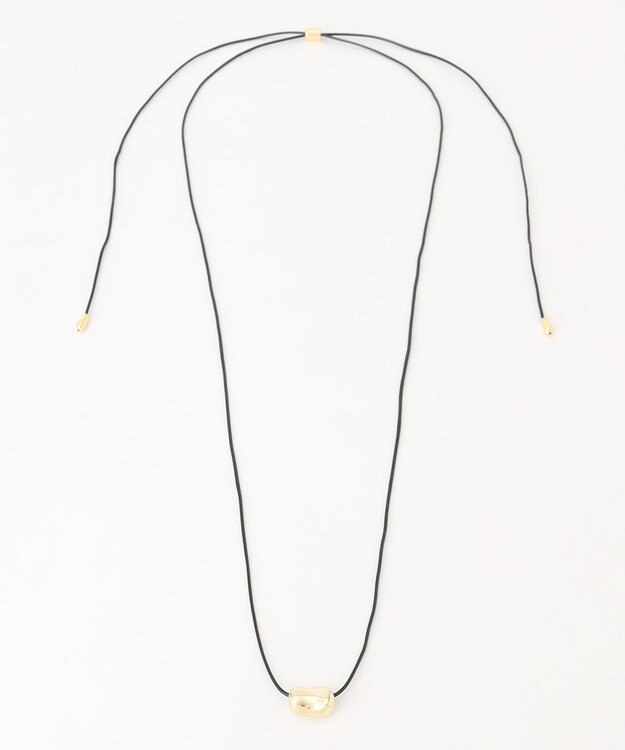 ANY メタルモチーフコードネックレス ライトゴールド