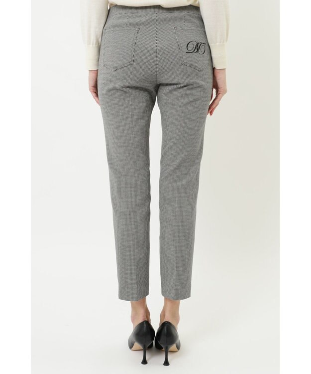 DAKS 裏起毛テーパードパンツ ブラック