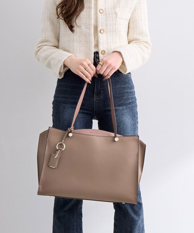 ACE BAGS & LUGGAGE Jewelna Rose セイディ・トートバッグ A4サイズ 16144 ジュエルナローズ グレージュ