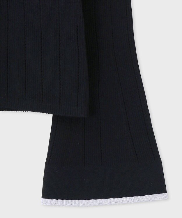 Paul Smith 【洗える】リブアイレット カーディガン ブラック