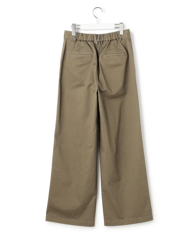 23区 【先行予約/Oggi9月号掲載/洗える】ストレッチギャバ チノ パンツ カーキ系