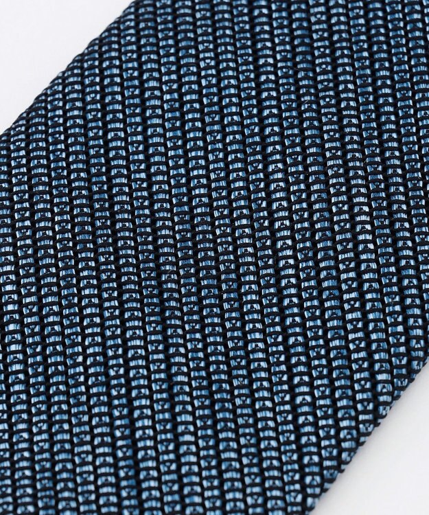J.PRESS MEN 【KUSKA×J.PRESS ALL HANDMADE GRENADINE COLLECTION】インディゴブルー無地 ネクタイ サックスブルー系